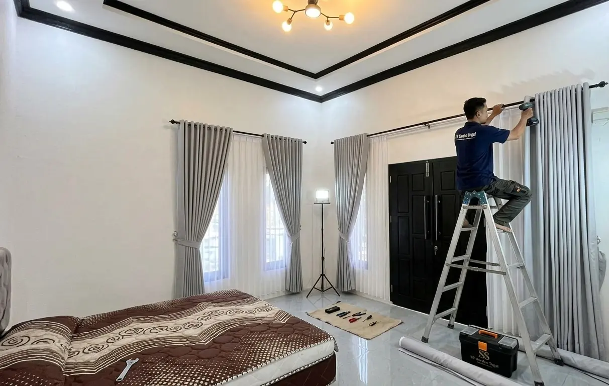 Gorden Custom untuk Rumah Pribadi dan Perumahan Komersil oleh SS Gorden Tegal